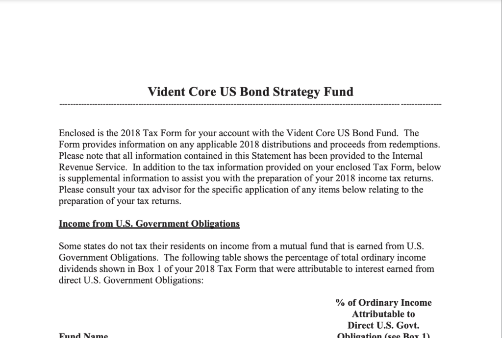 VBND Tax Insert 2018 cover